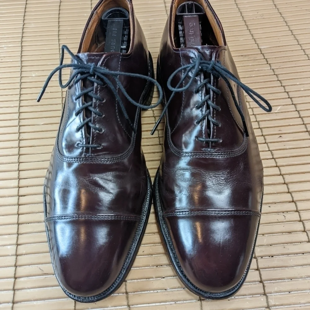 Allen Edmonds Men’s Park Avenue  Burgundy Cap Toe  5675 US Size 7.5D